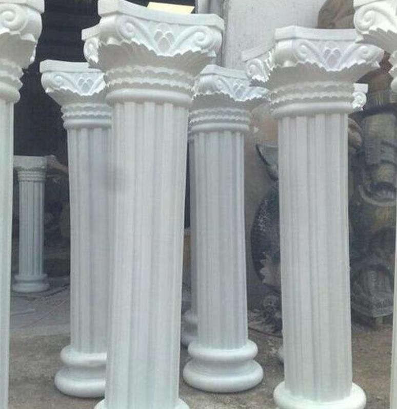 grc構(gòu)件廠家：grc羅馬柱安裝后是否需要涂漆？